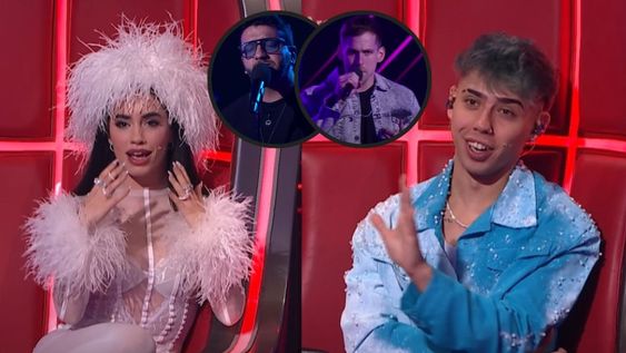 Luck Ra y Lali, comentarios picantes con dos participantes de La Voz Argentina.