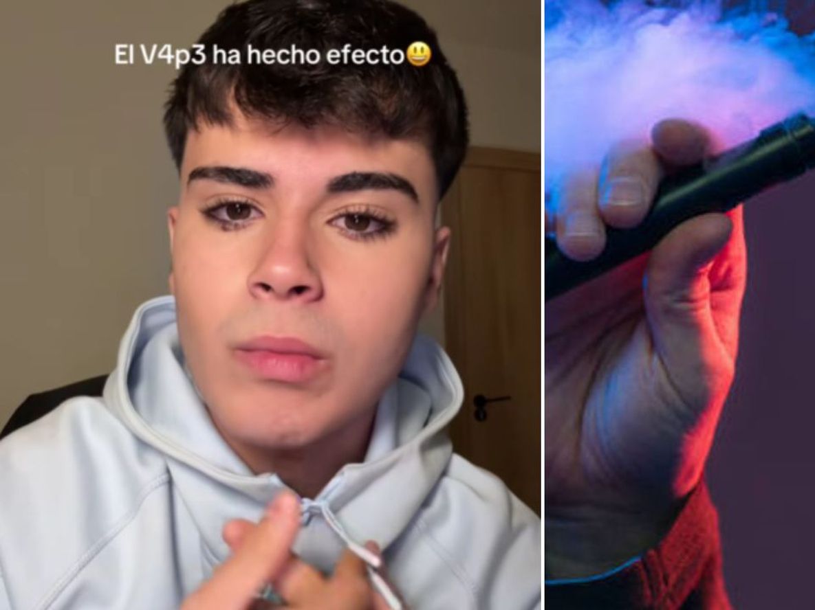 Debate en TikTok por el uso de vapers.