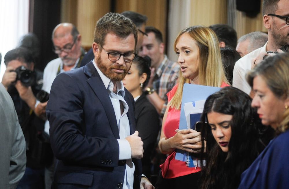 El diputado Nicolás Massot y la senadora Anabel Fernández Sagasti (Foto: Federico López Claro)