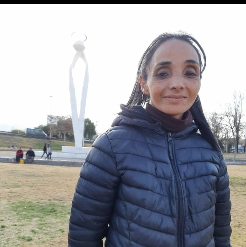 Referente de la Agrupación Mujeres al Frente, víctimas de violencia.