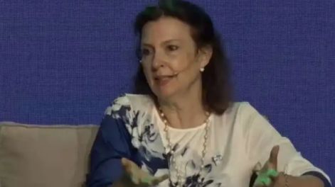 Diana Mondino, futura canciller del presidente electo Javier Milei, en la 29° Conferencia Industrial. Foto: Gentileza