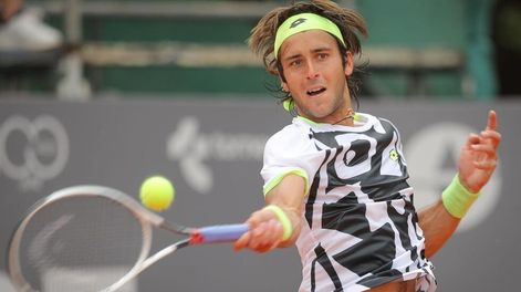 Tomás Martín Etcheverry jugador de tenis de la Ciudad de La Plata, que avanzó en el torneo abierto de Hamburgo en Alemania.