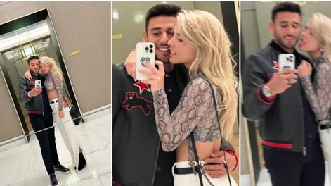 dos meses después de este lamentable episodio y luego de algunas señales en las redes sociales, el jugador publicó en sus redes sociales las primeras fotos oficiales de su noviazgo con Sol.
