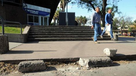 Extraña imagen de  la ciudad de Mendoza