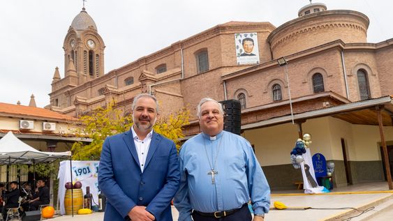 stevanato acompano la celebracion por los 125 anos de la obra salesiana en rodeo del medio