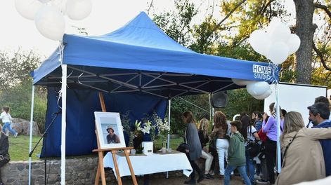 Homenaje a Benjamín Gamond en el Tala Rugby Club. (La Voz)