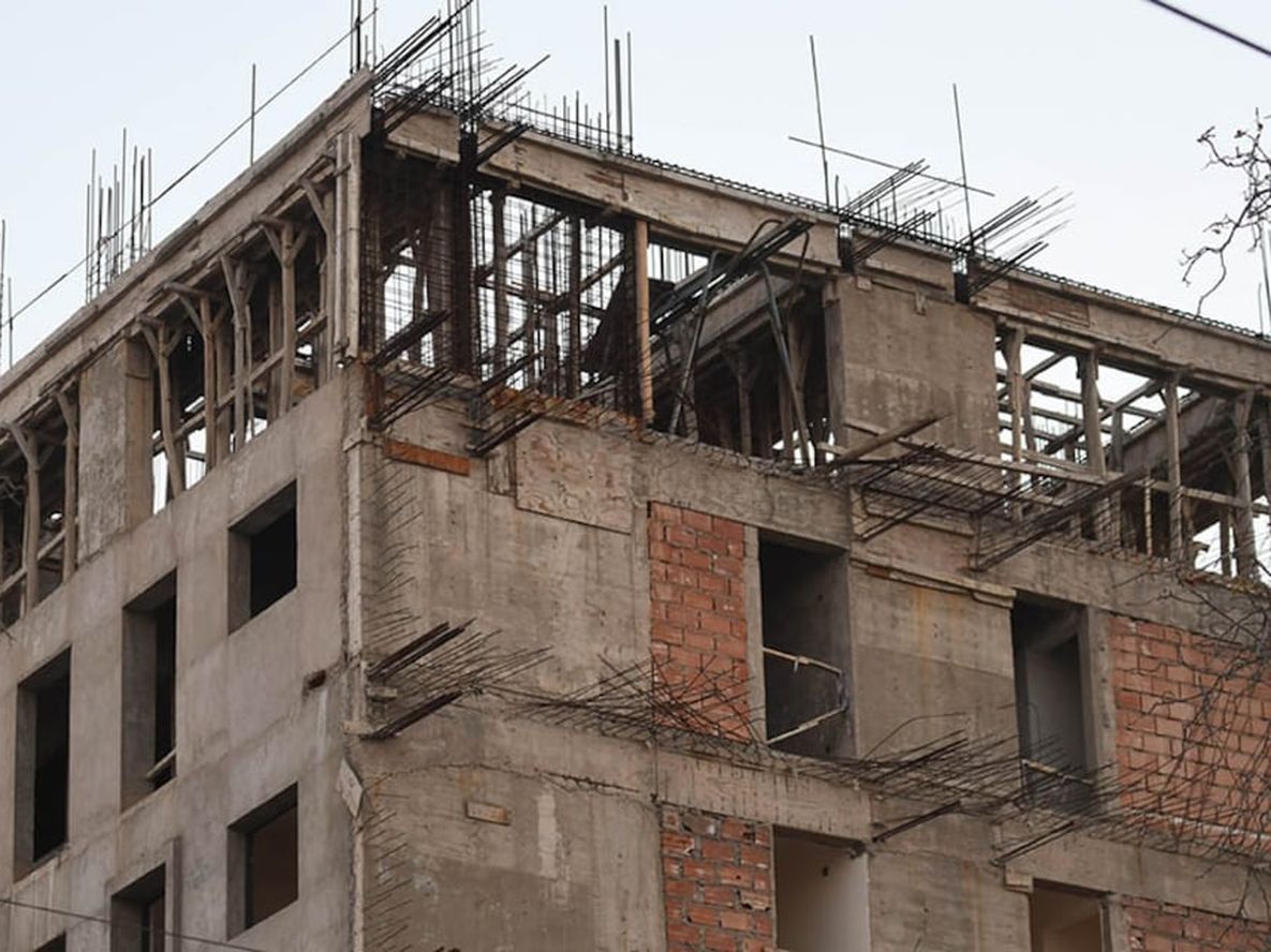 Las obras privadas cayeron alrededor del 50% en Mendoza. Foto:José Gutierrez / Los Andes / Archivo.