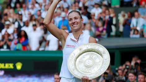 Kerber frenó a Serena Williams que iba por su octava corona