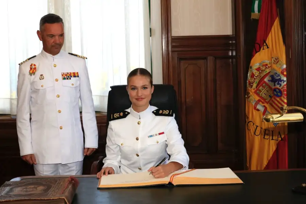 La princesa Leonor fue cuestionada por un medio europeo.