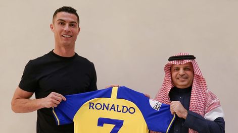 Cristiano Ronaldo y su nuevo equipo tras Qatar 2022. (Club Al Nassr FC).