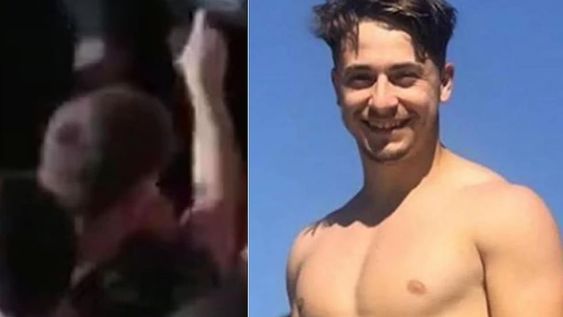 Descontrolado: el video que muestra al rugbier Máximo Thomsen antes de matar a Fernando