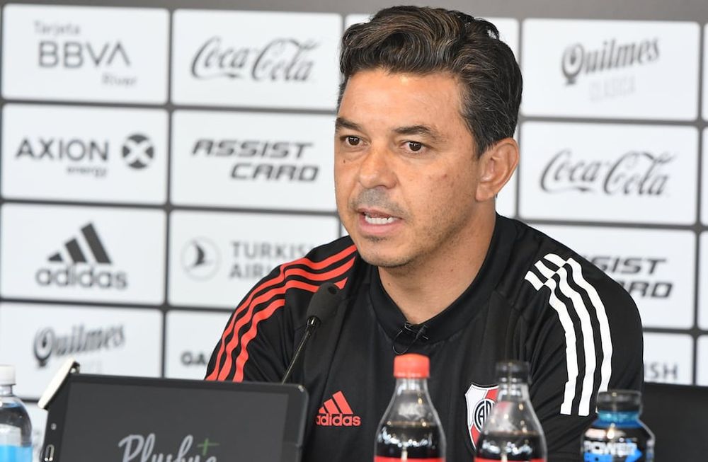 Marcelo Daniel Gallardo, el multicampeón DT de River Plate. / @RiverPlate
