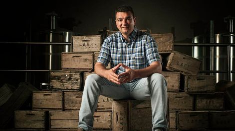 Gabriel Guardia, el responsable de la gran exposición de la olivicultura mendocina. / Los Andes
