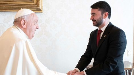 Los Andes | El papa Francisco mantuvo un encuentro con el secretario de Culto, Nahuel Sotelo / @nsotelolar