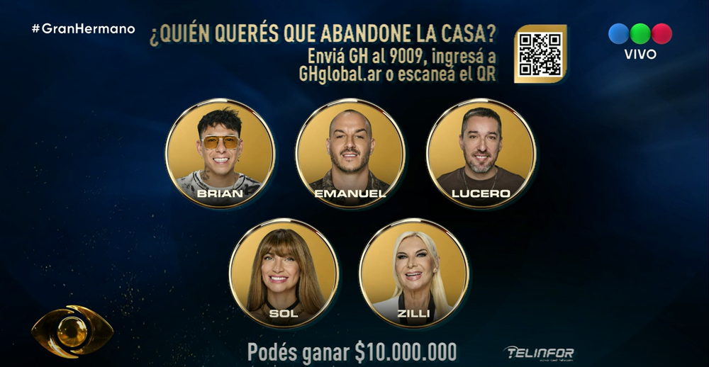 Este lunes se conocerá al primer eliminado de Gran Hermano.