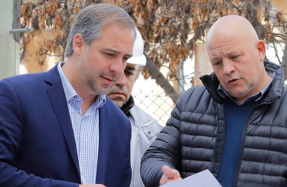 Stevanato avanza en la construcción de la primera escuela en Maipú con fondos municipales