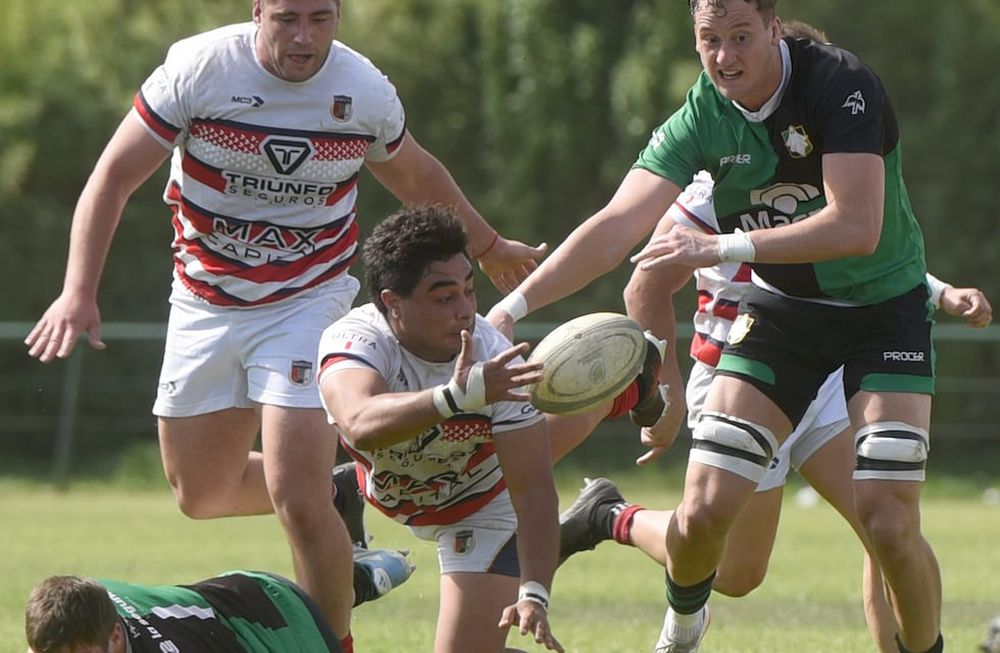 Marista metió un triunfo histórico ante Los Duendes por 42-28. / Gentileza: Marcelo Carubín (UAR)