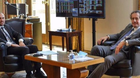 Los Andes | El ministro de Economía Martín Guzmán y el presidente del Banco Central Miguel Pesce.