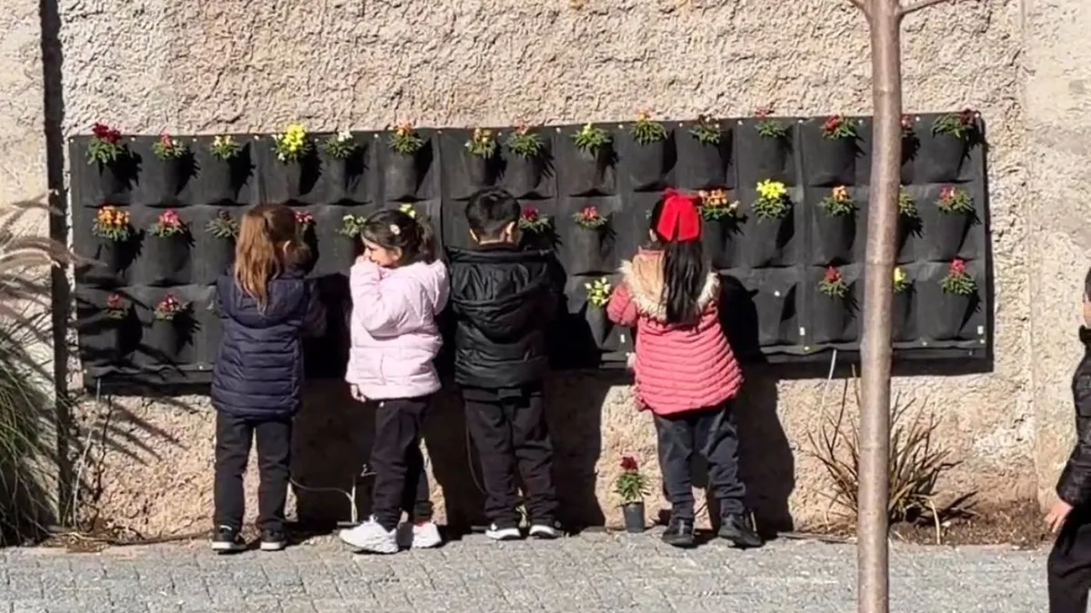 Innovación: inauguran un patio pedagógico para alumnos del Nivel Inicial