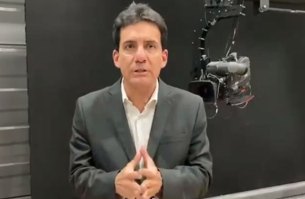 Carlos Orduz, el periodista de ESPN Colombia que fue golpeado por una pantalla gigante