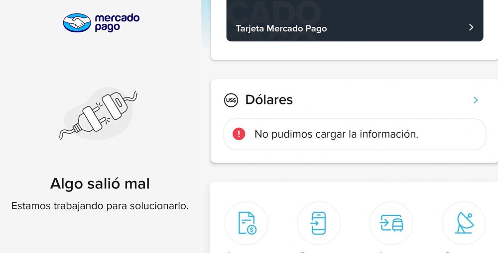 Se cayó Mercado Pago