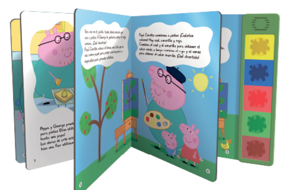 Tienda Los Andes presenta los libros con sonido de Peppa Pig ¡diversión sin límites!