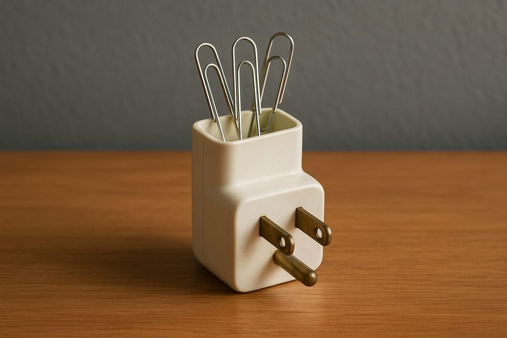 Los adaptadores quemados o rotos son un estorbo y ahora pueden ser la solución para encontrar objetos pequeños en casa.