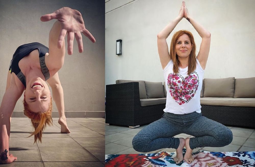 Agustina Kämpfer y sus increíbles posturas de yoga