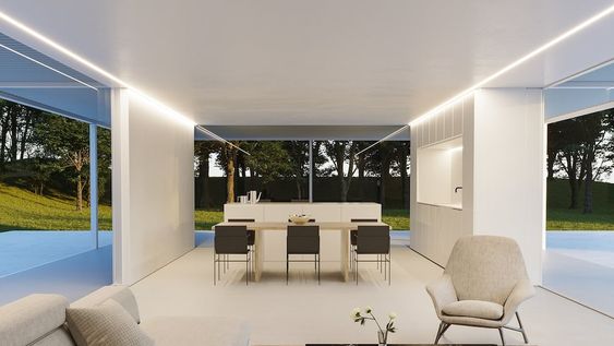 Una casa prefabricada ¿sin paredes?