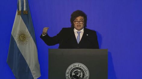Milei anunció una baja de retenciones para el trigo, la soja y la cebada&nbsp;