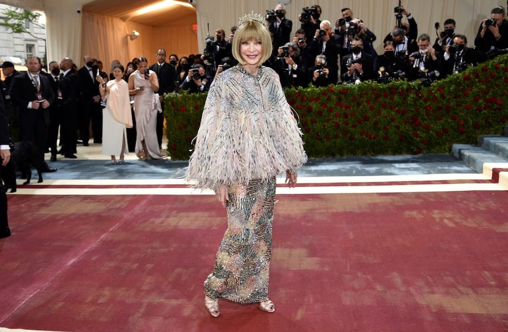 La editora de Vogue y organizadora del evento, Anna Wintour
