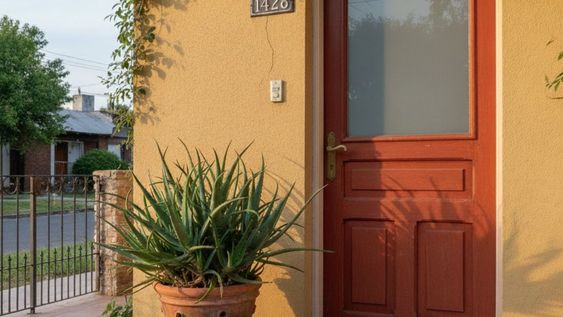 El símbolo de esta planta en el acceso principal tiene un propósito poderoso para la armonía del hogar.