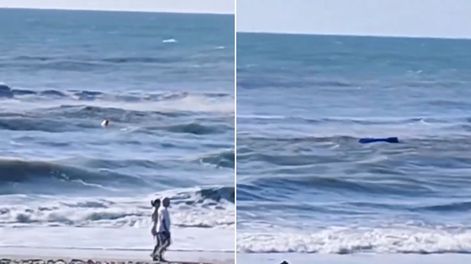 Guardavidas se grabó burlándose de un hombre que cayó de un kayak y lo denunciaron por no rescatarlo.