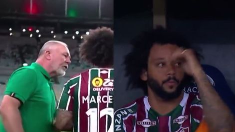 Los Andes | Marcelo se peleó con su entrenador, y no pudo ingresar al campo.