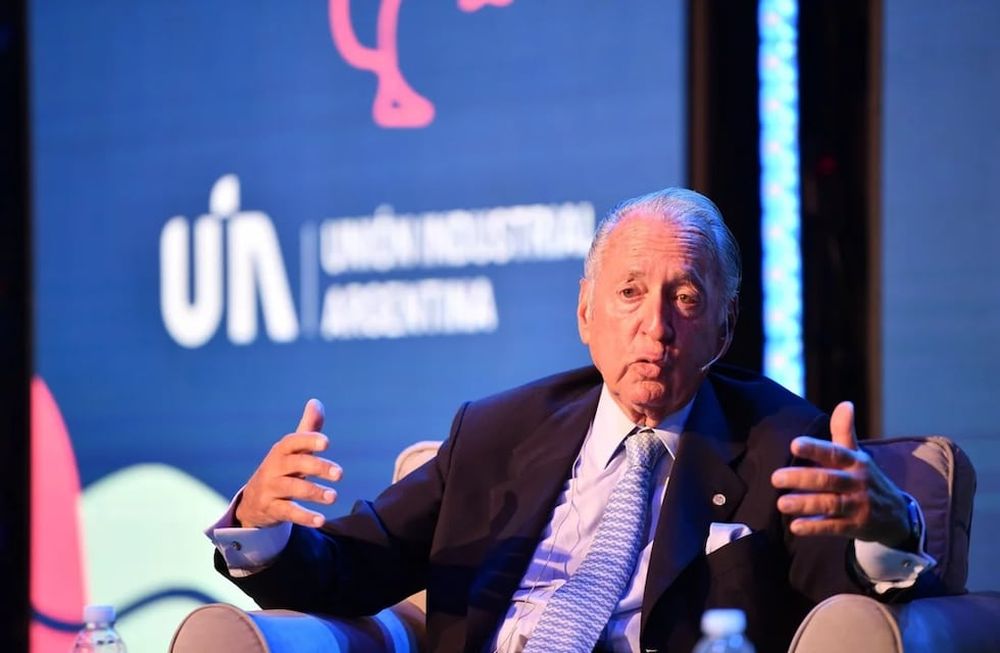 Daniel Funes de Rioja, titular de la Unión Industrial Argentina (UIA). NA