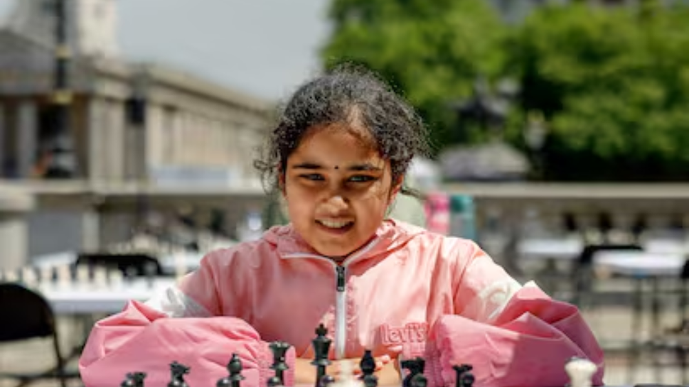 Bodhana Sivanandan, de 10 años, marca un hito en el ajedrez femenino.