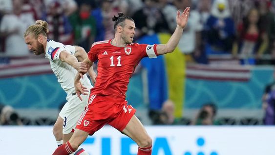 Gareth Bale creció en el segundo tiempo y de penal marcó el empate de Gales frente a Estados Unidos en la primera jornada del Grupo B del Mundial. (AP)