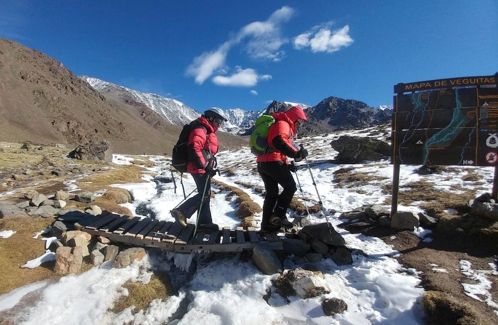 Mendoza 2 de  Mayo de 2019 Campamento Veguitas Las Veguitas se encuentra a 3215 msnm en Vallecitos es un lugar dominado por arroyos y vertientes mayormente utilizado para hacer trekking y aclimatizacion para ascender a los cerros mas altos del Cordon del Plata Foto Claudio Gutierrez  Los Andes