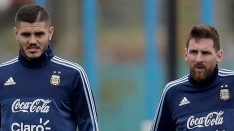 Se revelaron mensajes d eMessi contra Icardi
