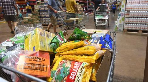 El Indec dio a conocer el costo de la canasta básica de alimentos de febrero. Aumento el 115%. Foto: José Gutierrez / Los Andes