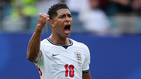 Jude Bellingham, autor del primer gol de Inglaterra ante Noruega en el Mundial 2026.&nbsp;