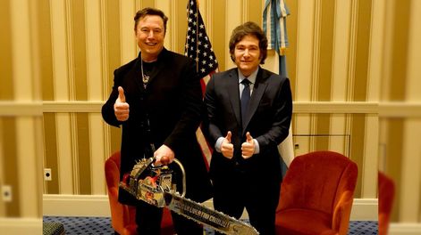 Javier Milei se reunió con Elon Musk en Estados Unidos.