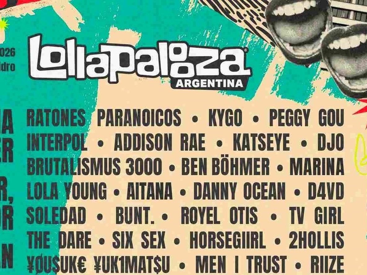 Lollapalooza Argentina 2026: el line up se agranda con dos artistas más que se suman