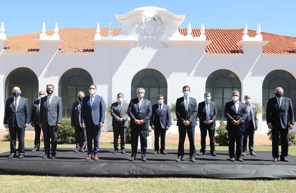 El presidente Alberto Fernández encabeza en Yapeyú el acto en conmemoración del 243˚ aniversario del nacimiento del General San Martín. Presidencia