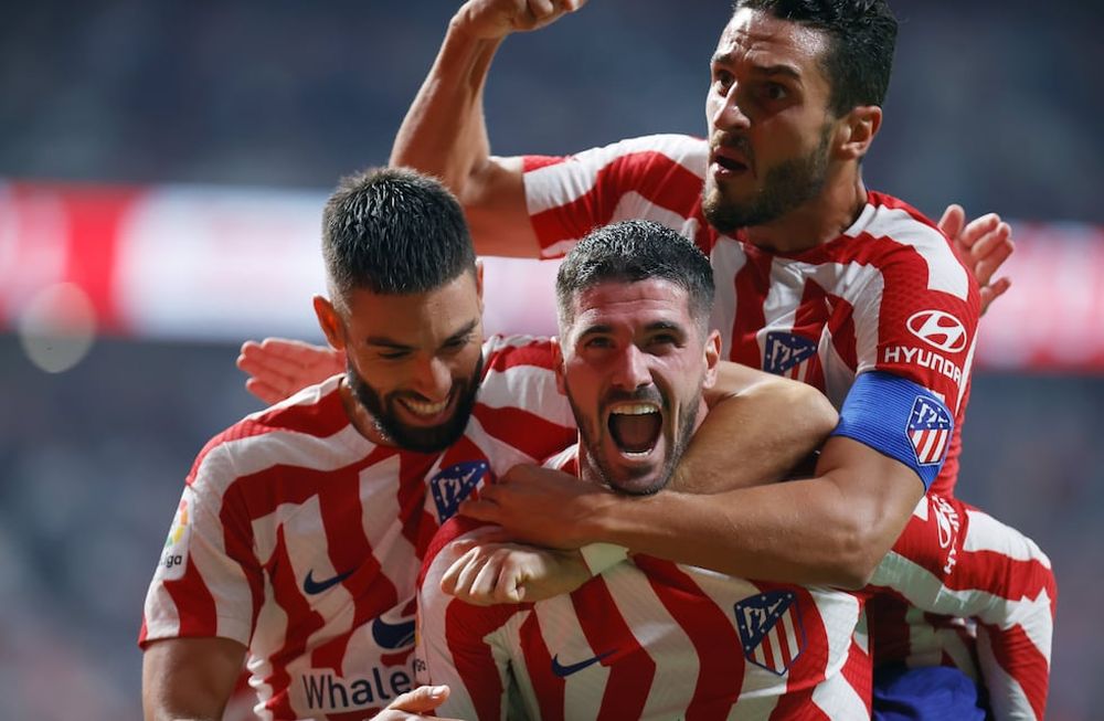 Koke, capitán del Atlético de Madrid, sufrió una lesión muscular a un mes del Mundial de Qatar. Foto: @Atleti