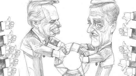 Los Andes | El clima apacible bien mendocino que se vio en Impsa tal vez sea una especie de espejismo político. / Foto: Ilustración: gabriel fernández.