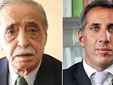 Julio César Strassera y Diego Luciani, grandes fiscales de la República.