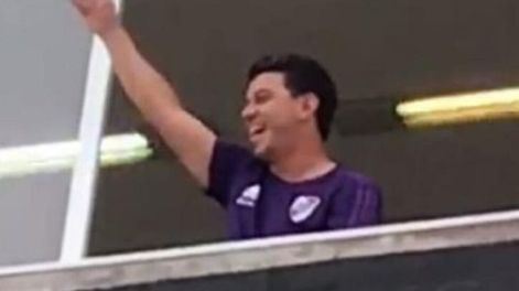 ¿Dónde estaba Marcelo Gallardo? Así festejó el DT de River tras el superclásico