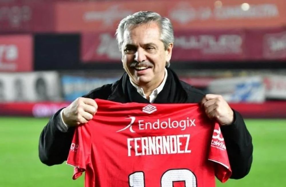 Argentinos Juniors repudió la conducta de Alberto Fernández.