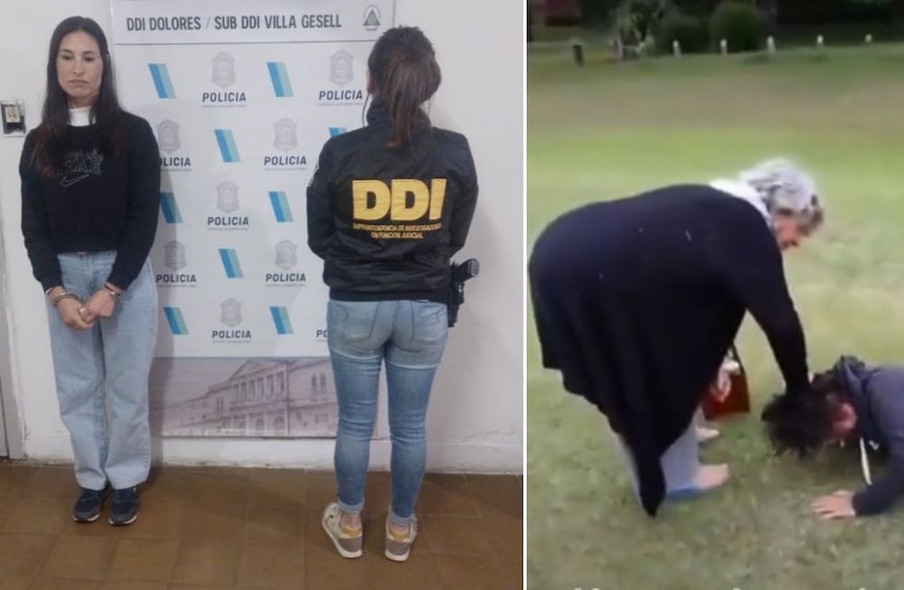 Una pareja atacó a palazos a una mujer en un campo de golf.
